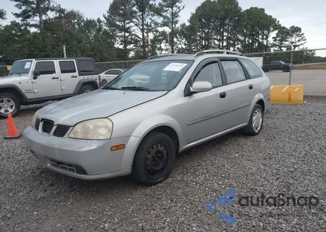 2005 Suzuki Forenza S из США, поврежденный, VIN KL5JD86Z65K111232